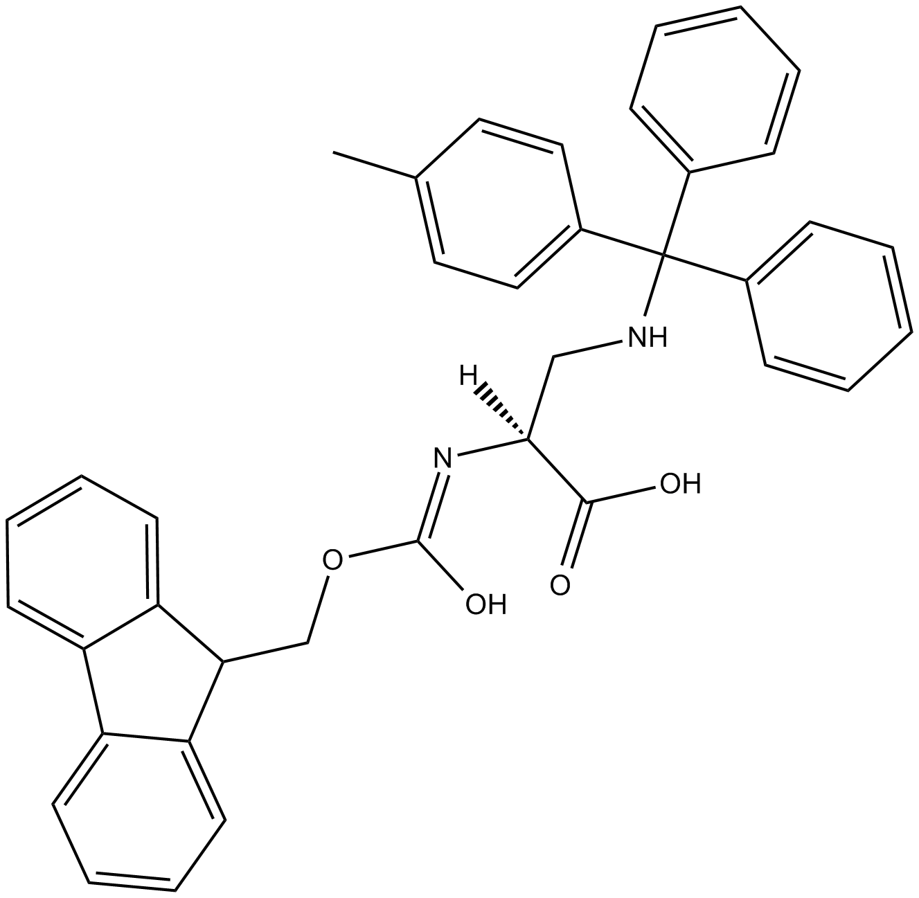 Fmoc-Asn(Trt)-ol Chemical Structure