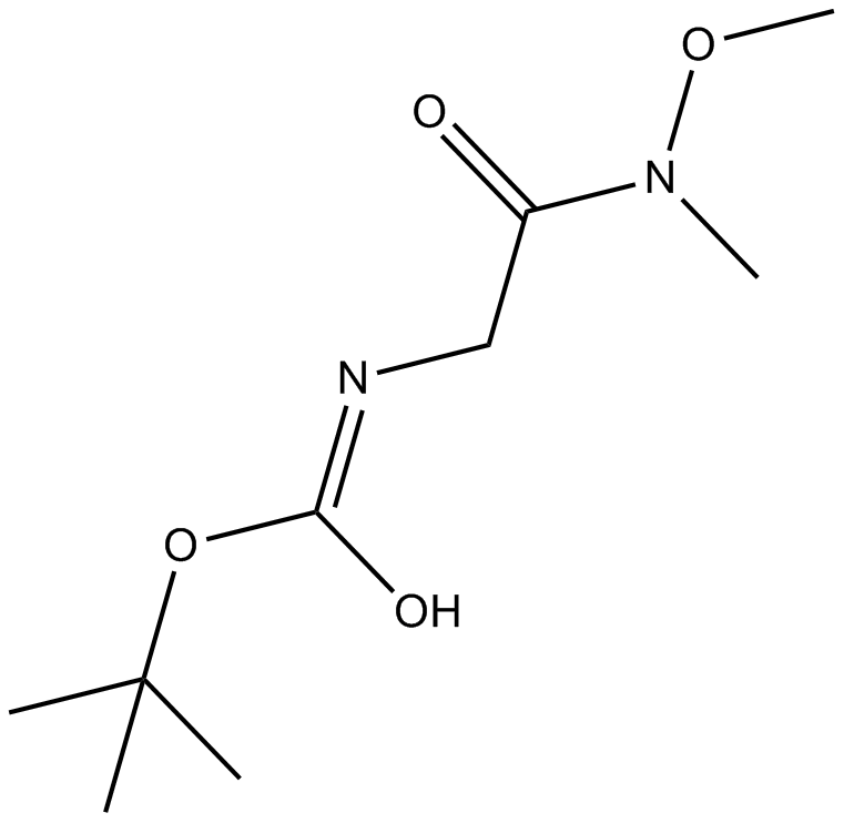 Boc-Gly-N(OMe)Me 化学構造