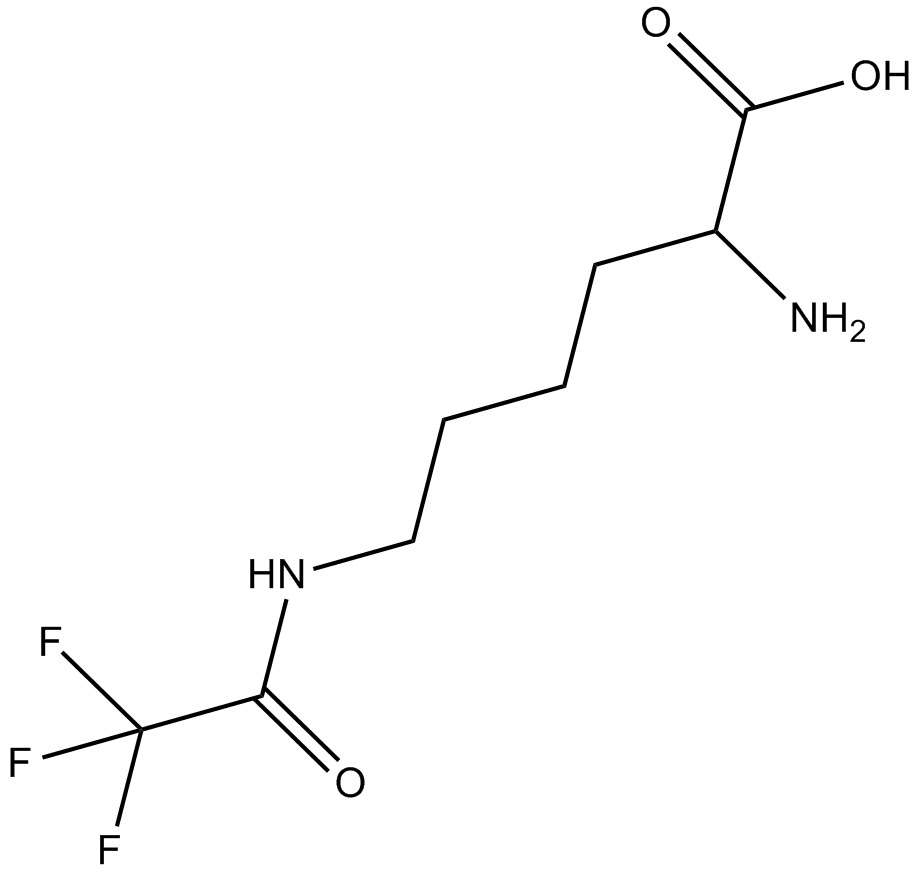 H-Lys(Tfa)-OH  Chemical Structure