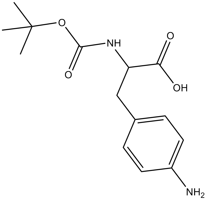 Boc-Phe(4-NH2)-OH Chemical Structure