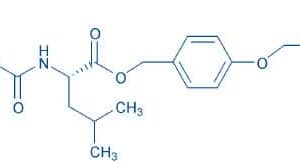 Fmoc-Leu-Wang resin (100-200 mesh, 0.5-0.8 mmol/g) Chemical Structure