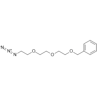 ((2-(2-(2-Azidoethoxy)ethoxy)ethoxy)methyl)benzene Chemical Structure