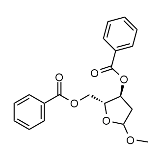 ((2R,3S)-3-(benzoyloxy)-5-methoxytetrahydrofuran-2-yl)methyl benzoate Chemical Structure