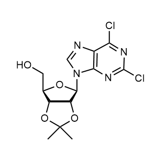 ((3aR,4R,6R,6aR)-6-(2,6-Dichloro-9H-purin-9-yl)-2,2-dimethyltetrahydrofuro[3,4-d][1,3]dioxol-4-yl)methanol Chemical Structure