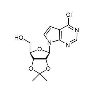 ((3aR,4R,6R,6aR)-6-(4-Chloro-7H-pyrrolo[2,3-d]pyrimidin-7-yl)-2,2-dimethyltetrahydrofuro[3,4-d][1,3]dioxol-4-yl)methanol Chemical Structure