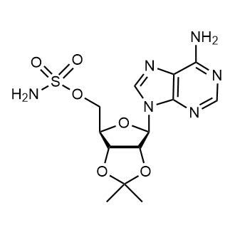 ((3aR,4R,6R,6aR)-6-(6-amino-9H-purin-9-yl)-2,2-dimethyltetrahydrofuro[3,4-d][1,3]dioxol-4-yl)methyl sulfamate Chemical Structure