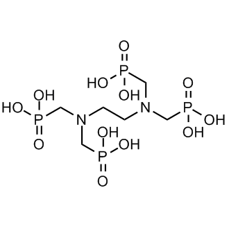 ((Ethane-1,2-diylbis(azanetriyl))tetrakis(methylene))tetraphosphonic acid Chemical Structure