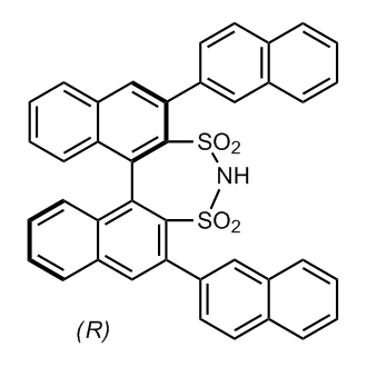 (11bR)-2,6-di-2-naphthalenyl-3,3,5,5-tetraoxide-dinaphtho[2,1-d:1',2'-f][1,3,2]dithiazepine Chemical Structure