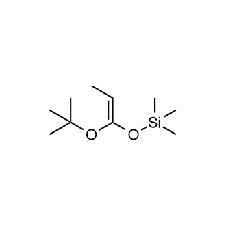 (1E)-1-tert-Butoxy-1-(trimethylsilyloxy)propene Chemische Struktur