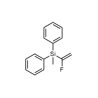 (1-Fluorovinyl)(methyl)diphenylsilane Chemical Structure