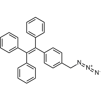 (2-(4-(Azidomethyl)phenyl)ethene-1,1,2-triyl)tribenzene 化学構造