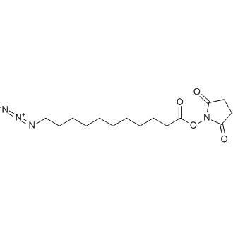 (2,5-Dioxopyrrolidin-1-yl) 11-azidoundecanoate التركيب الكيميائي