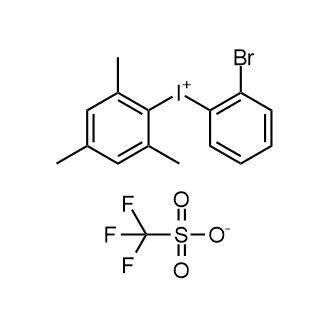 (2-Bromophenyl)(2,4,6-trimethylphenyl)iodonium triflate Chemical Structure