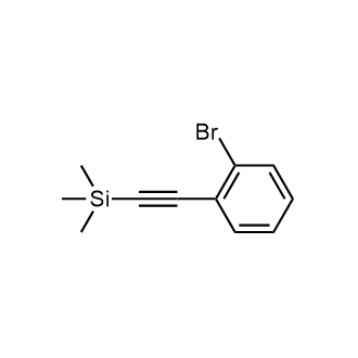 (2-Bromophenylethynyl)trimethylsilane Chemical Structure