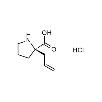 (2R)-2-allyl-2-pyrrolidinecarboxylic acid hydrochloride التركيب الكيميائي