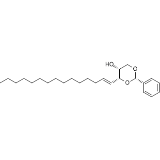 (2R,3R,4E)-1,3-O-Benzylidene-4-octadecene-1,2,3-triol Chemical Structure