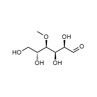 (2R,3R,4R,5R)-2,3,5,6-tetrahydroxy-4-methoxyhexanal Chemical Structure