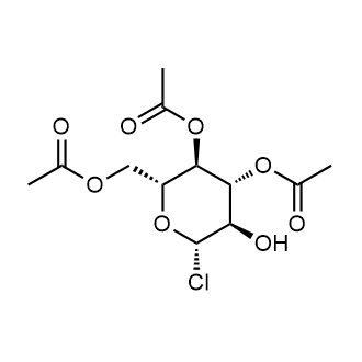 (2R,3R,4R,5R,6S)-2-(acetoxymethyl)-6-chloro-5-hydroxytetrahydro-2H-pyran-3,4-diyl diacetate التركيب الكيميائي