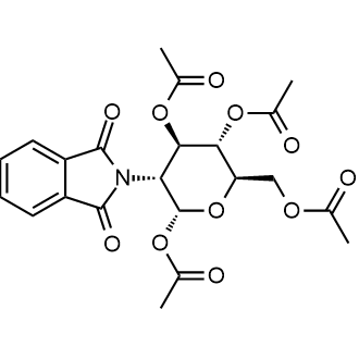 (2R,3R,4R,5S,6R)-6-(acetoxymethyl)-3-(1,3-dioxoisoindolin-2-yl)tetrahydro-2H-pyran-2,4,5-triyl triacetate Chemical Structure