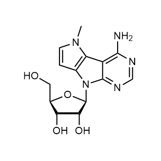 (2R,3R,4S,5R)-2-(4-amino-5-methylpyrrolo[2',3':4,5]pyrrolo[2,3-d]pyrimidin-8(5H)-yl)-5-(hydroxymethyl)tetrahydrofuran-3,4-diol Chemische Struktur