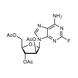 (2R,3R,4S,5R)-2-(Acetoxymethyl)-5-(6-amino-2-fluoro-9H-purin-9-yl)tetrahydrofuran-3,4-diyl diacetate Chemical Structure