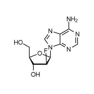 (2R,3R,4S,5R)-5-(6-Amino-9H-purin-9-yl)-4-fluoro-2-(hydroxymethyl)tetrahydrofuran-3-ol Chemical Structure