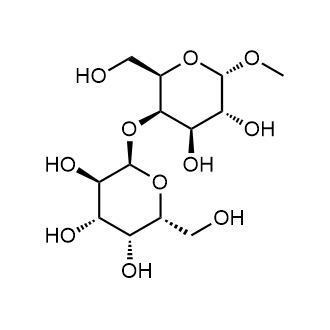 (2R,3R,4S,5R,6R)-2-(((2R,3R,4R,5R,6S)-4,5-dihydroxy-2-(hydroxymethyl)-6-methoxytetrahydro-2H-pyran-3-yl)oxy)-6-(hydroxymethyl)tetrahydro-2H-pyran-3,4,5-triol Chemical Structure