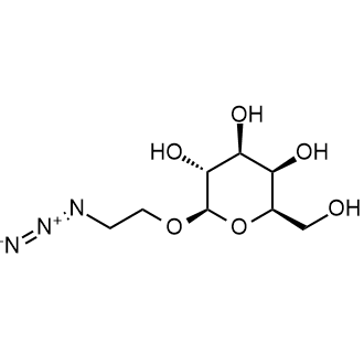 (2R,3R,4S,5R,6R)-2-(2-azidoethoxy)-6-(hydroxymethyl)tetrahydro-2H-pyran-3,4,5-triol Chemical Structure