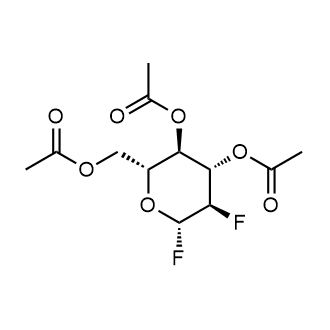 (2R,3R,4S,5R,6S)-2-(acetoxymethyl)-5,6-difluorotetrahydro-2H-pyran-3,4-diyl diacetate Chemical Structure