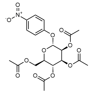 (2R,3R,4S,5S,6R)-2-(acetoxymethyl)-6-(4-nitrophenoxy)tetrahydro-2H-pyran-3,4,5-triyl triacetate التركيب الكيميائي