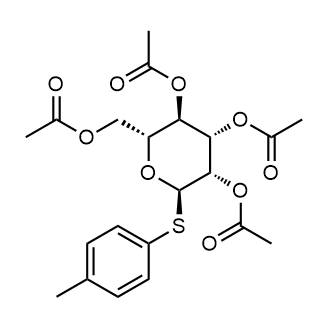 (2R,3R,4S,5S,6R)-2-(acetoxymethyl)-6-(p-tolylthio)tetrahydro-2H-pyran-3,4,5-triyl triacetate التركيب الكيميائي