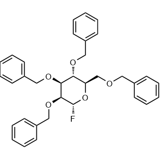 (2R,3R,4S,5S,6R)-3,4,5-tris(benzyloxy)-2-((benzyloxy)methyl)-6-fluorotetrahydro-2H-pyran Chemical Structure