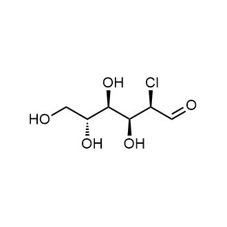 (2R,3S,4R,5R)-2-chloro-3,4,5,6-tetrahydroxyhexanal Chemische Struktur