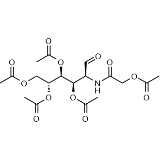 (2R,3S,4R,5S)-5-(2-acetoxyacetamido)-6-oxohexane-1,2,3,4-tetrayl tetraacetate التركيب الكيميائي