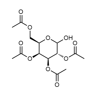 (2R,3S,4S,5R)-2-(Acetoxymethyl)-6-hydroxytetrahydro-2H-pyran-3,4,5-triyl triacetate Chemical Structure