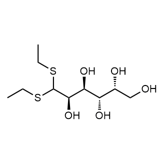 (2R,3S,4S,5R)-6,6-bis(ethylthio)hexane-1,2,3,4,5-pentaol Chemical Structure