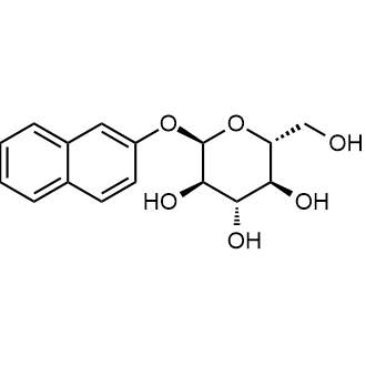 (2R,3S,4S,5R,6R)-2-(hydroxymethyl)-6-(naphthalen-2-yloxy)tetrahydro-2H-pyran-3,4,5-triol Chemical Structure