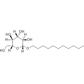 (2R,3S,4S,5R,6R)-2-(Hydroxymethyl)-6-(undecyloxy)tetrahydro-2H-pyran-3,4,5-triol 化学構造