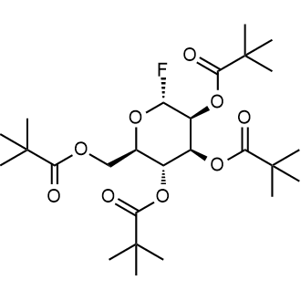 (2R,3S,4S,5R,6R)-2-fluoro-6-((pivaloyloxy)methyl)tetrahydro-2H-pyran-3,4,5-triyl tris(2,2-dimethylpropanoate) Chemical Structure