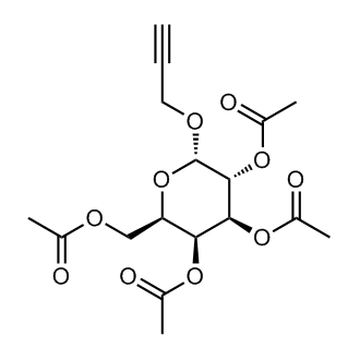 (2R,3S,4S,5R,6S)-2-(acetoxymethyl)-6-(prop-2-yn-1-yloxy)tetrahydro-2H-pyran-3,4,5-triyl triacetate التركيب الكيميائي