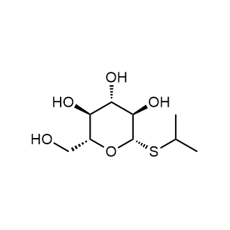 (2R,3S,4S,5R,6S)-2-(Hydroxymethyl)-6-(isopropylthio)tetrahydro-2H-pyran-3,4,5-triol Chemical Structure