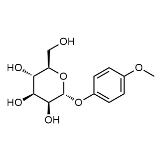 (2R,3S,4S,5S,6R)-2-(Hydroxymethyl)-6-(4-methoxyphenoxy)tetrahydro-2H-pyran-3,4,5-triol Chemical Structure