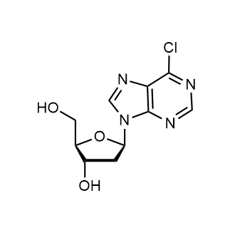 (2R,3S,5R)-5-(6-Chloro-9H-purin-9-yl)-2-(hydroxymethyl)tetrahydrofuran-3-ol Chemical Structure