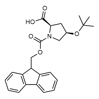 (2R,4R)-4-(tert-Butoxy)-1-[(9H-fluoren-9-ylmethoxy)carbonyl]pyrrolidine-2-carboxylic acid Chemical Structure