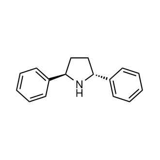 (2R,5R)-2,5-Diphenylpyrrolidine 化学構造