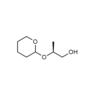 (2S)-2-((Tetrahydro-2H-pyran-2-yl)oxy)propan-1-ol Chemical Structure