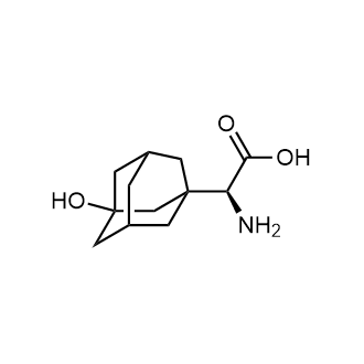 (2S)-2-Amino-2-(3-hydroxyadamantan-1-yl)aceticacid Chemical Structure