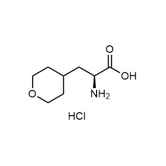 (2S)-2-Amino-3-(oxan-4-yl)propanoic acid hydrochloride Chemical Structure