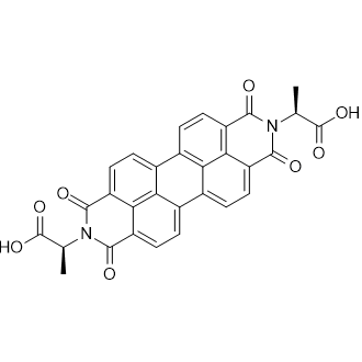 (2S,2'S)-2,2'-(1,3,8,10-Tetraoxo-1,3,8,10-tetrahydroanthra[2,1,9-def:6,5,10-d'e'f']diisoquinoline-2,9-diyl)dipropionic acid Chemical Structure