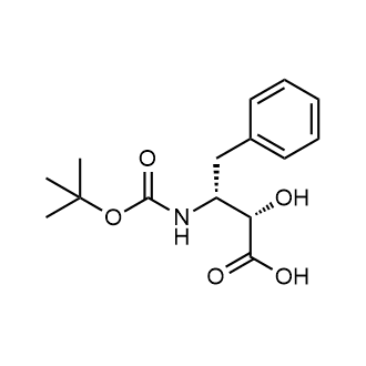 (2S,3R)-3-((tert-Butoxycarbonyl)amino)-2-hydroxy-4-phenylbutanoic acid التركيب الكيميائي